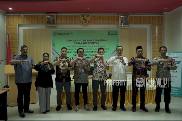 Taati Role Model Reformasi Birokrasi, BPS Luwu Canangkan Pembangunan Zona Integritas WBK/WBBM