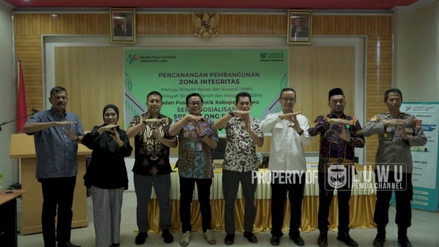Taati Role Model Reformasi Birokrasi, BPS Luwu Canangkan Pembangunan Zona Integritas WBK/WBBM
