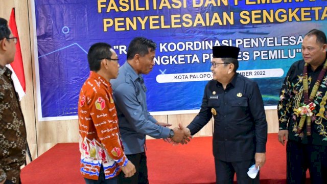 Walikota Judas Hadiri Rakor Penyelesaian Sengketa Proses Pemilu