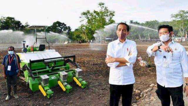 Mentan SYL Siap Laksanakan Perintah Presiden, Tanam Kedelai dan Perbesar Produksi Hortikultura.(F-INT)