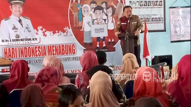 Hari Indonesia Menabung, Ratusan Siswa Di Luwu Buka Rekening Simpel