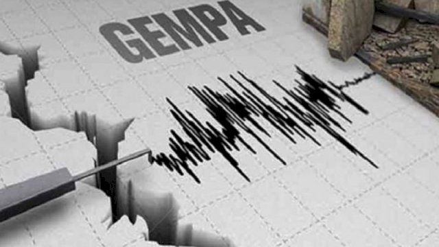 Ilustrasi gempa.(F-INT)