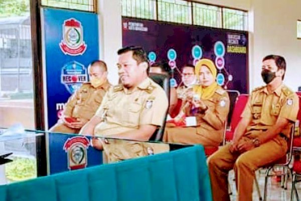 Pemerintah Kecamatan Biringkanaya Ikuti Rakorsus Yang Dipimpin Walikota Makassar