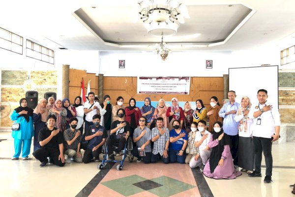 Sosialisasi-Pendidikan Pemilih, KPU Makassar Sasar Kelompok Disabilitas