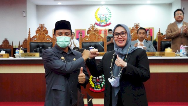 Gubernur-Ketua DPRD Sulsel Tandatangani Nota Kesepakatan Perubahan KUA-PPAS 2022