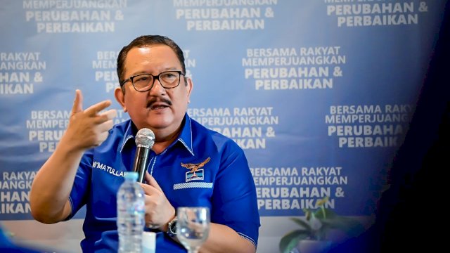 Ketua DPD Partai Demokrat Sulsel, Ni'matullah Erbe