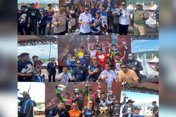 Hasil Juara Moto 1 Kelas Crosser Muda Kejurnas Motocross Indonesia MX 2022 di Pinrang