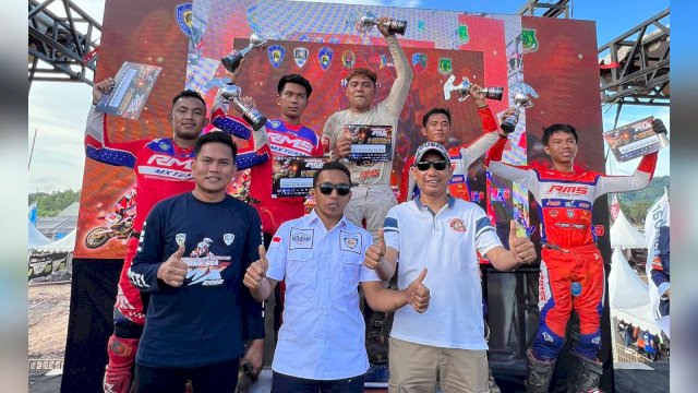 Peraih Juara Kejurnas Motocross Indonesia MX 2022 Pinrang Kelas MX 250 Lokal Sulawesi