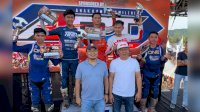 Pembalap RMS MX Team Angga Sapurede Juara 1 Kelas Trail Standar 155 cc di Kejurnas Motocross Pinrang