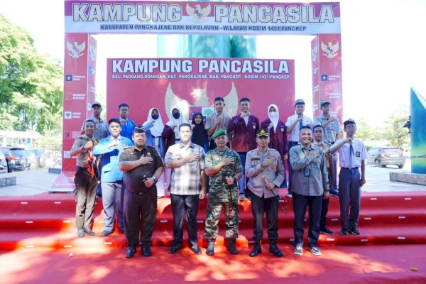 Pencanangan Kampung Pancasila di Pangkep 