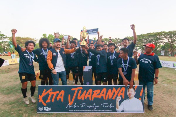 Tutup Turnamen Merdeka APT Cup 2022, Legislator NasDem Andre Tanta: Jangan Henti Mengasah Kemampuan