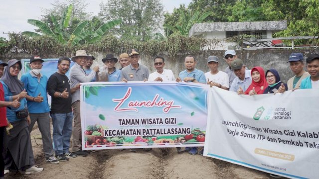 Taman Wisata Gizi Resmi dibuka di Takalar.