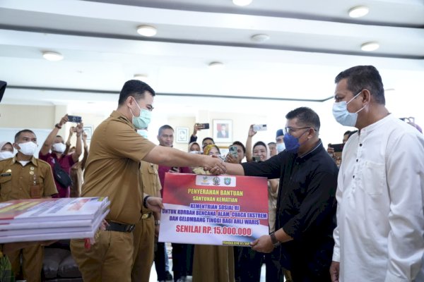 Alhamdulilah, Ahli Waris Korban KM Ladang Pertiwi Terima Uang Santunan