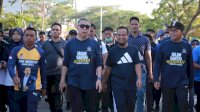 Akrabnya Gubernur Andi Sudirman Bersama Waketum Ahmad Ali Jalan Sehat Partai Nasdem