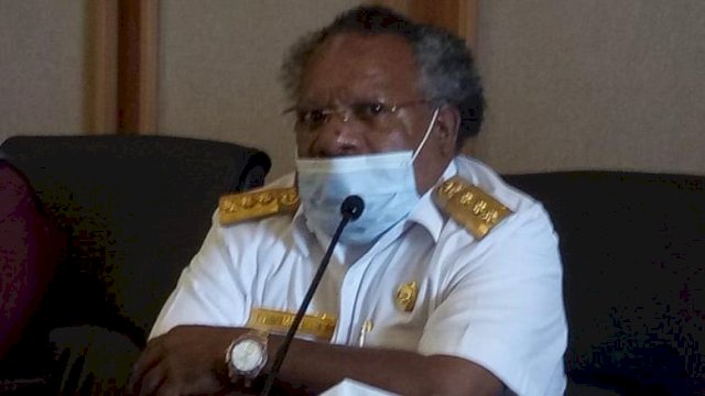 Bupati Mimika Eltinus Omaleng.(F-INT)