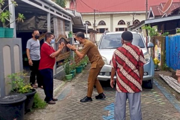 Ingin Tahu Kondisi Warganya, Lurah Sudiang Bersilaturahmi di Kompleks TNI AU Pai