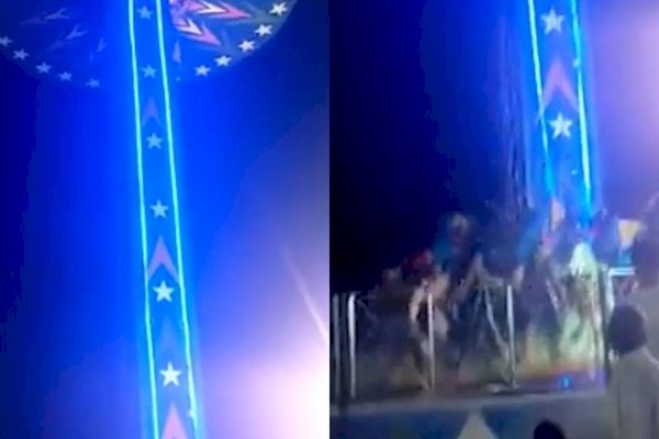 Ngeri! Wahana Permainan di India Jatuh dari Ketinggian 15 Meter, 16 Orang Alami Luka-luka