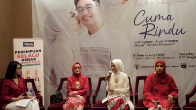 Atalia Istri Ridwan Kamil Ciptakan Lagu "Cuma Rindu".(F-INT)