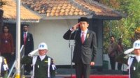 Jokowi Pimpin Upacara Hari Kesaktian Pancasila di Lubang Buaya