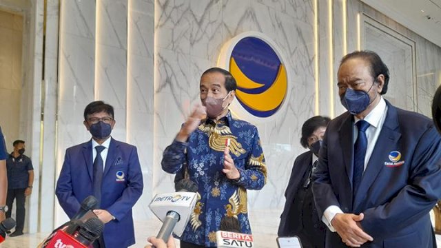 Jokowi-Surya Paloh.(F-INT)