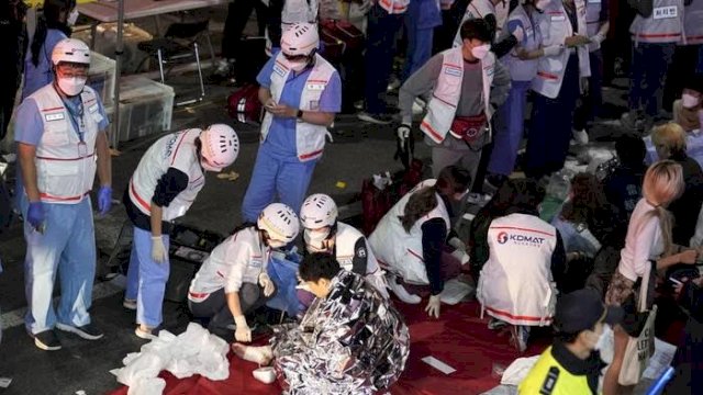 Kemlu: 2 WNI Jadi Korban Luka Ringan Tragedi Halloween Itaewon Korsel