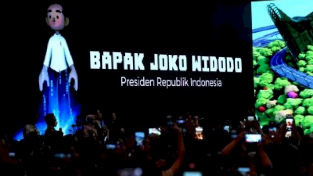 Jokowi Luncurkan Jagat Nusantara, Metaverse yang Terkoneksi dengan IKN.(F-INT)