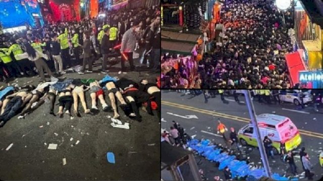 Ngeri! Ratusan Orang Tewas di Tragedi Pesta Halloween di Itaewon Korsel