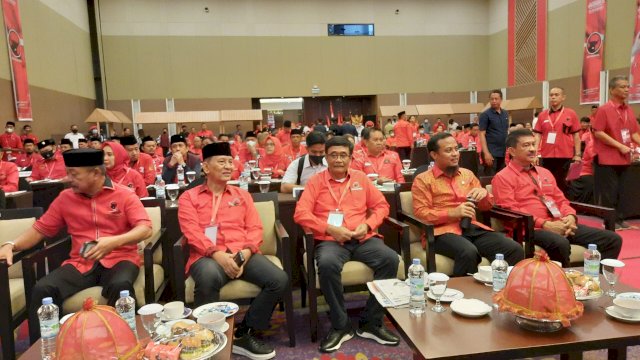 Rakerda III Partai PDIP Sulsel dihadiri Ketua DPP Partai PDIP, Bidang Ideologi dan Kaderisasi, Djarot Saiful Hidayat.