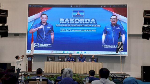 Rakorda DPD Partai Demokrat Sulsel.