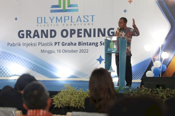 Grand Opening Pabrik Injeksi Plastik, Danny Harap Kehidupan Pelaku Bank Sampah Lebih Hidup