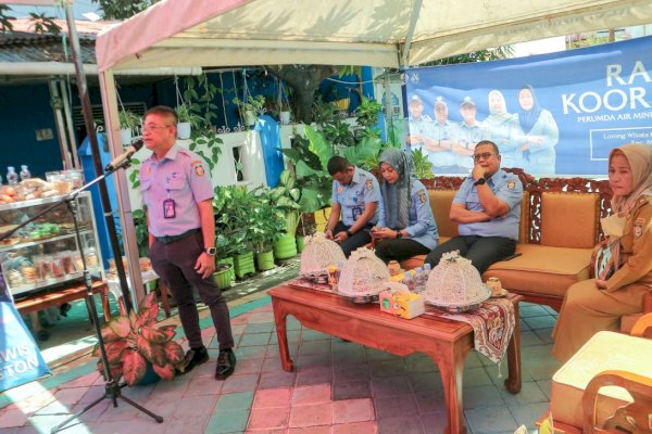 Bantu Perekonomian Warga, PDAM Makassar Rakor di Longwis Houton