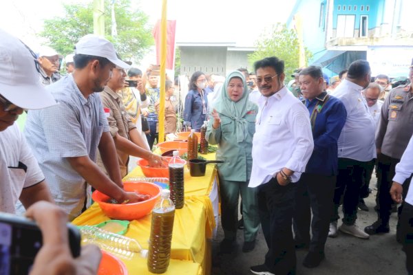 Di Deli Serdang Mentan SYL Buat Racik Ramuan Biosaka