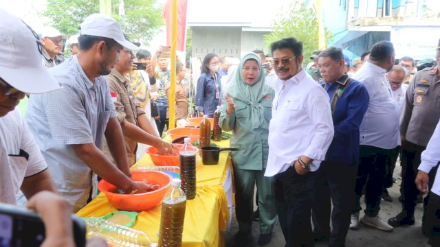 Di Deli Serdang Mentan SYL Buat Racik Ramuan Biosaka