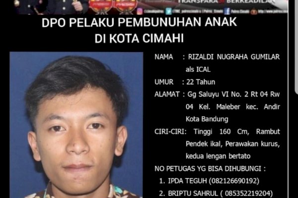 Ini Tampang Pembunuh Anak Perempuan Pulang Ngaji, Orang Tua Pelaku Disorot Polisi