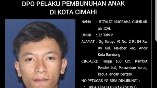 Ini Tampang Pembunuh Anak Perempuan Pulang Ngaji, Orang Tua Pelaku Disorot Polisi