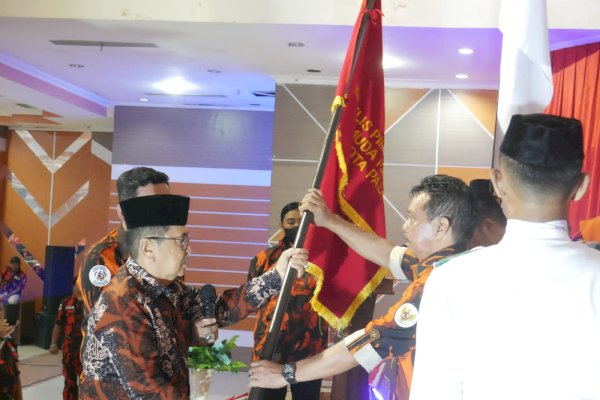 Walikota Judas Hadiri Pelantikan Pengurus MPC Pemuda Pancasila Palopo