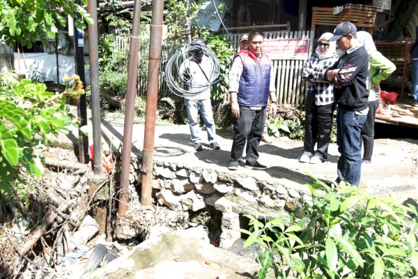 Cari Tahu Penyebab Banjir dan Beri Solusi, Wawali Makassar Fatmawati Rusdi Tinjau Kawasan di Manggala