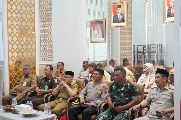 Walikota Judas Bersama Forkopimda Rakor Pengendalian Inflasi