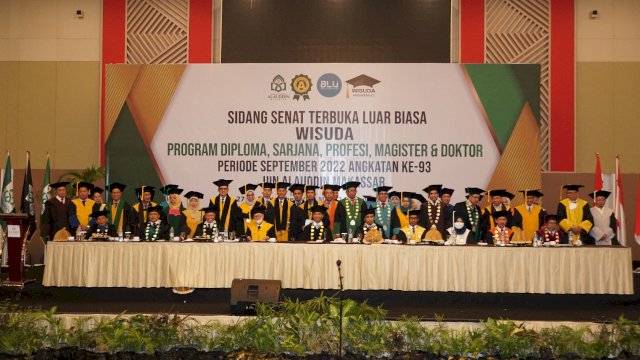 Wisuda Angkatan ke-93 Mahasiswa UIN Alauddin Makassar.