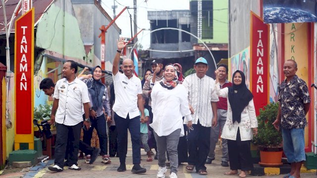 Legislator DPRD Kota Makassar&nbsp; Nunung Dasniar Kunjungi Lorong Wisata&nbsp; di Karmila Sari