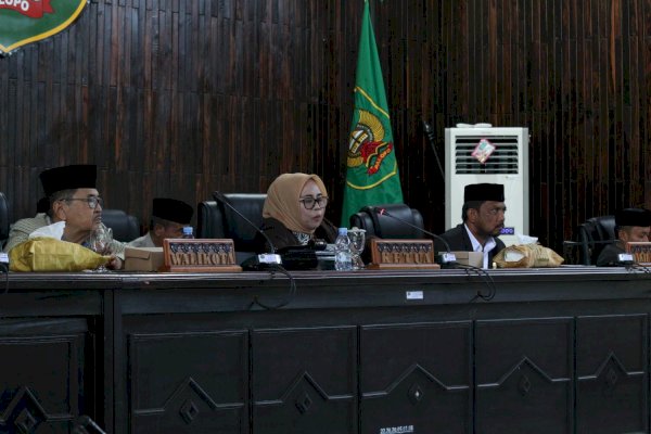 Ketua DPRD Palopo Nurhaenih Pimpin Rapat Paripurna Tentang Anggaran