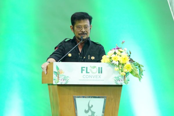 Menutup Acara FLOII, Mentan SYL Optimis Florikultura Indonesia Semakin Mendunia