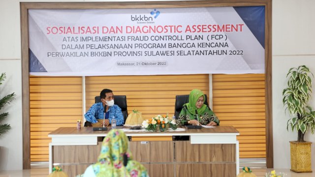 Sosialisasi Fraud Control Plan BKKBN Sulsel Bersama BPKP Sulsel.