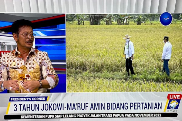 Mentan SYL Minta Jajarannya dan Pemerintah Daerah Pastikan dan Jaga Pangan Aman