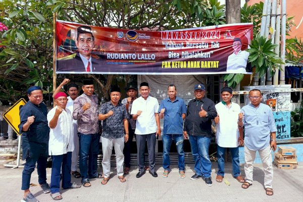 Ketua DPRD Rudianto Lallo Sapa Warga Maccini Sombala di Peringatan Maulid Nabi Muhammad SAW