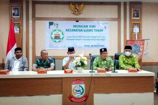 Hadiri Muscab DMI Ujung Tanah, Ibrahim: Kita jadikan Masjid sebagai pusat kegiatan Keagamaan