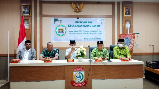 Hadiri Muscab DMI Ujung Tanah, Ibrahim: Kita jadikan Masjid sebagai pusat kegiatan Keagamaan