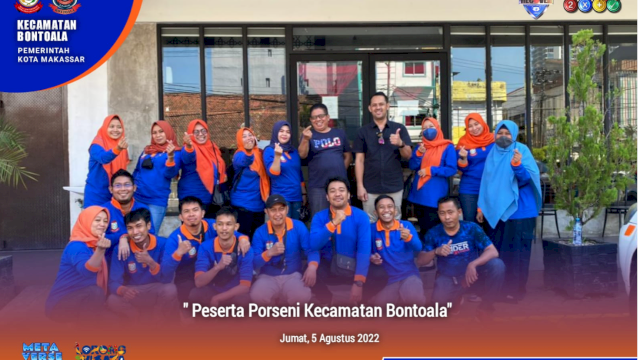 Camat Bontoala Arman Dampingi Peserta Porseni Kecamatan Bontoala