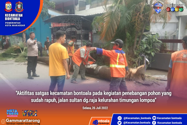 Aktifitas Satgas Kecamatan Bontoala