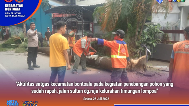 Aktifitas Satgas Kecamatan Bontoala